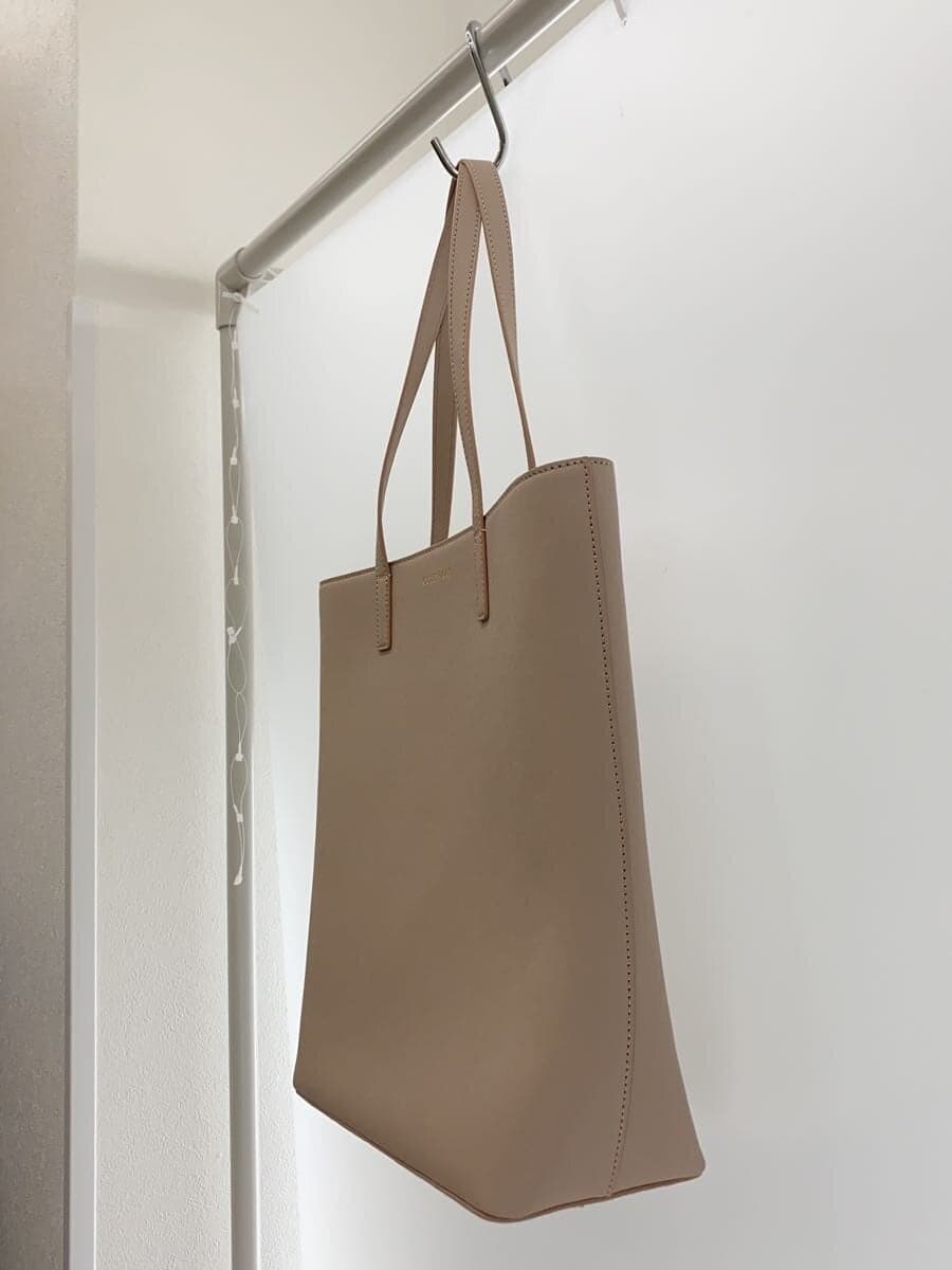 COLE HAAN Tote Bag Leather PNK Solid U07097 2