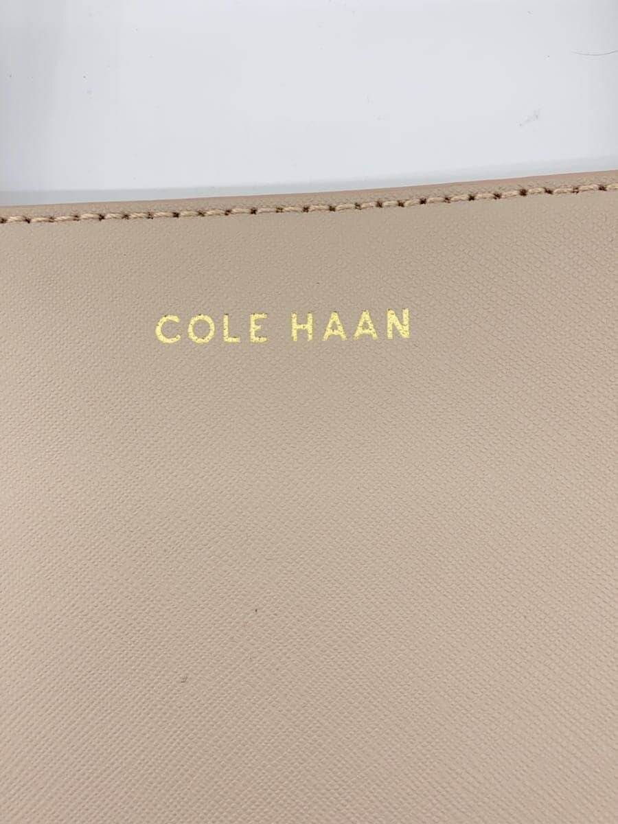 COLE HAAN Tote Bag Leather PNK Solid U07097 5