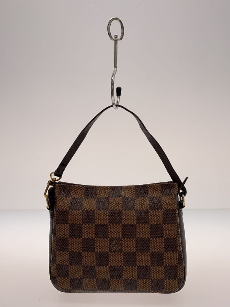 LOUIS VUITTON Trousse Makeup _Damier Ebene Leather BRW All Over Pattern 3