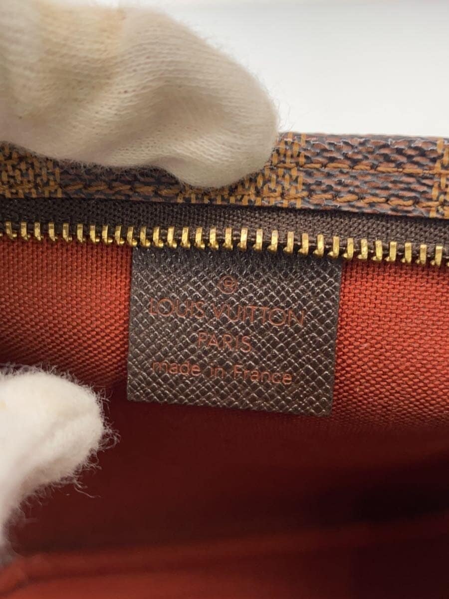 LOUIS VUITTON Trousse Makeup _Damier Ebene Leather BRW All Over Pattern 5