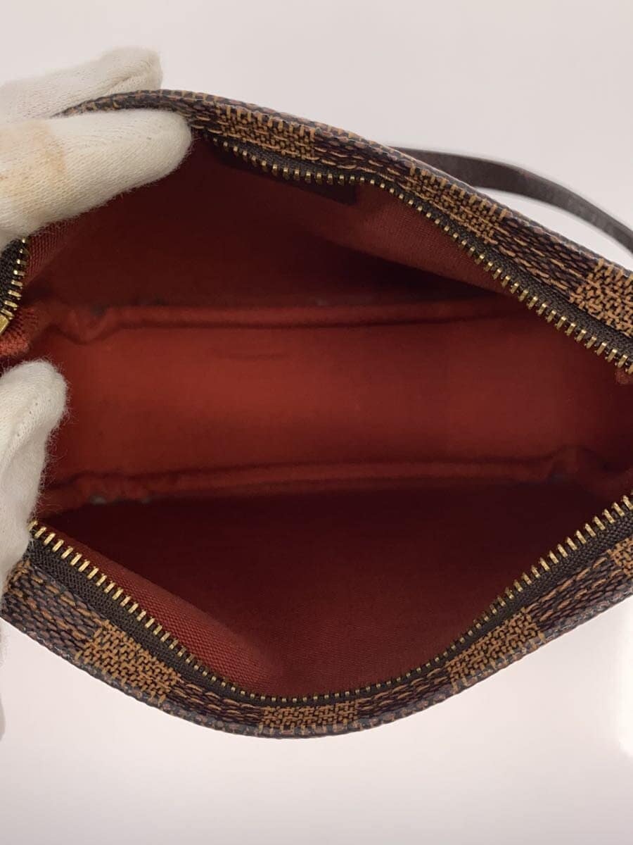 LOUIS VUITTON Trousse Makeup _Damier Ebene Leather BRW All Over Pattern 6