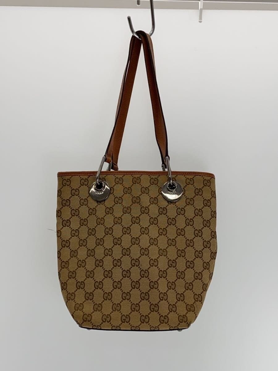 GUCCI Tote Bag_GG Canvas Canvas BRW 3