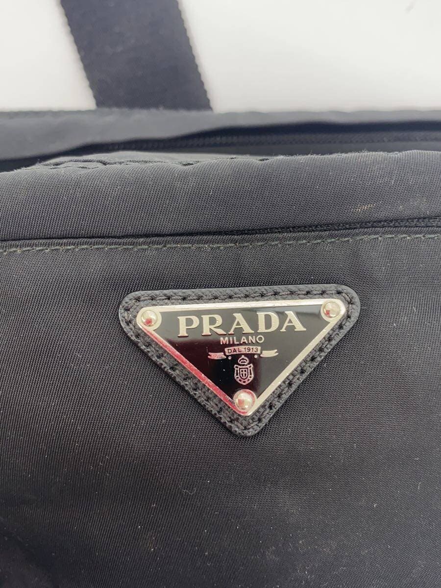 PRADA Waist Bag Nylon BLK Solid 2VL132 5