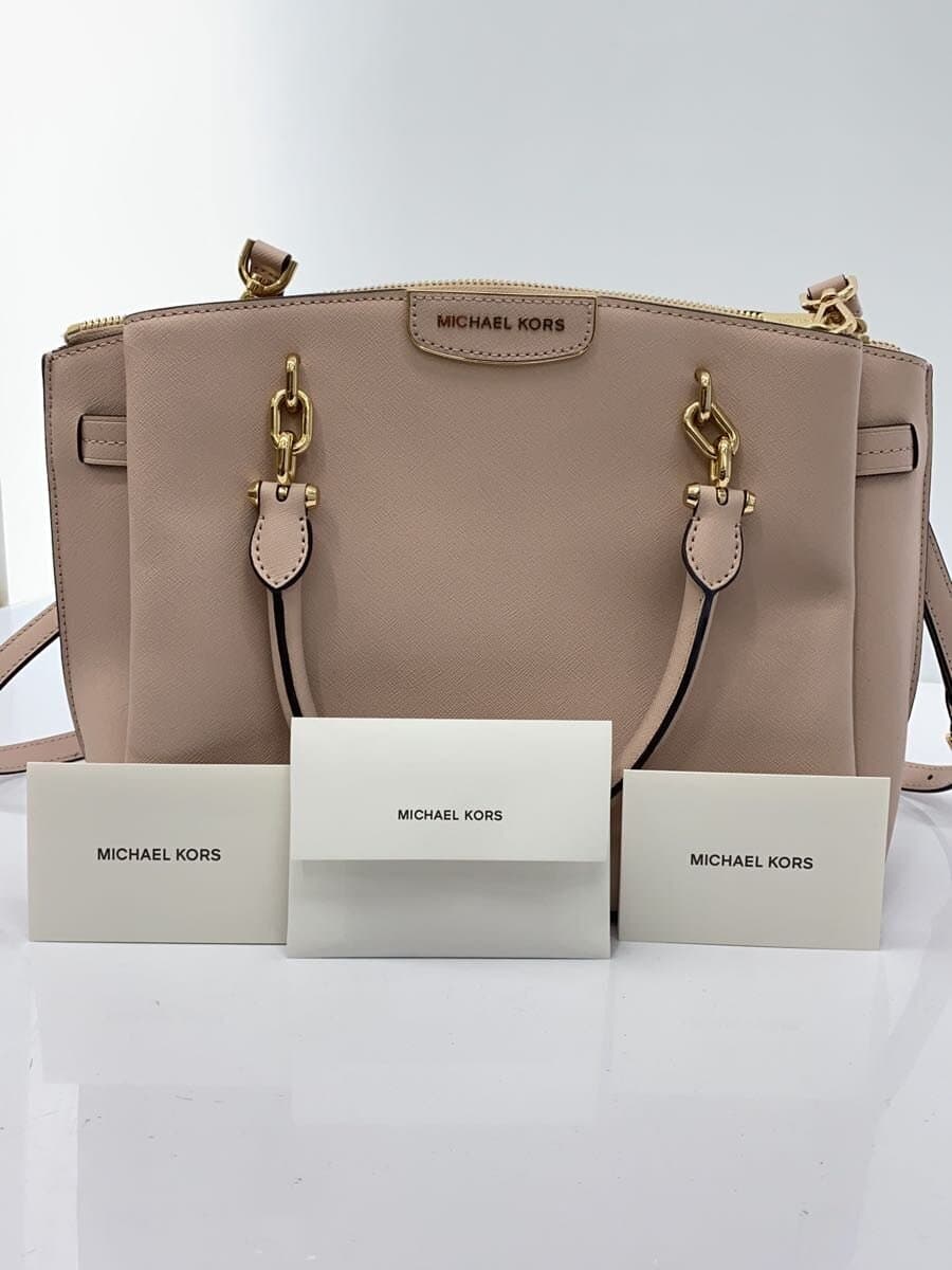 MICHAEL KORS Handbag Leather PNK Solid 30F9GV8S3L 9