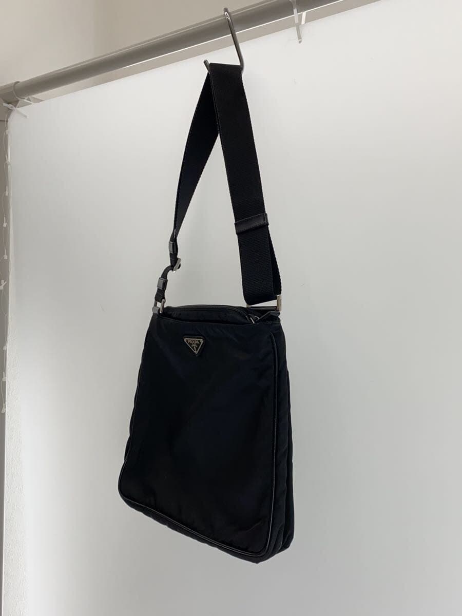 PRADANERO TESSUTO Shoulder Bag Nylon BLK Solid VA0251 2