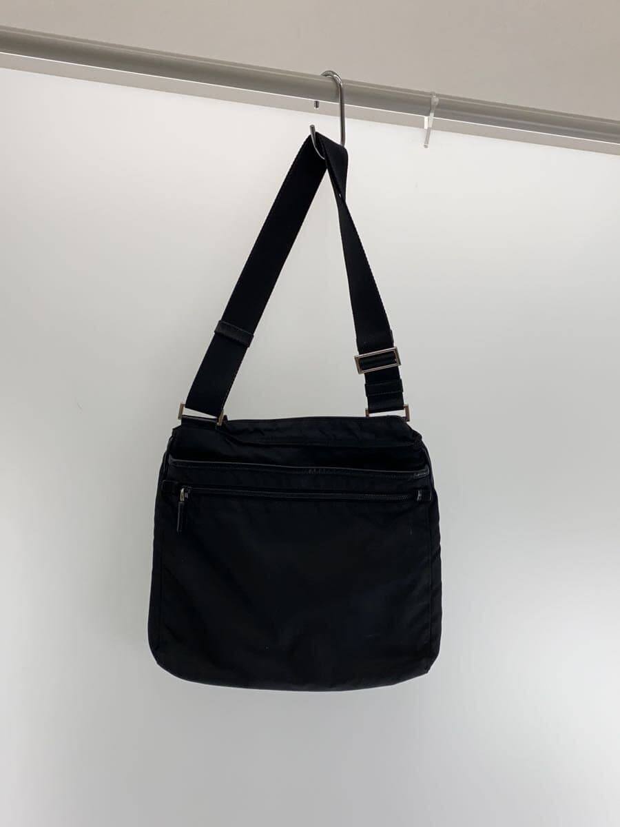 PRADANERO TESSUTO Shoulder Bag Nylon BLK Solid VA0251 3