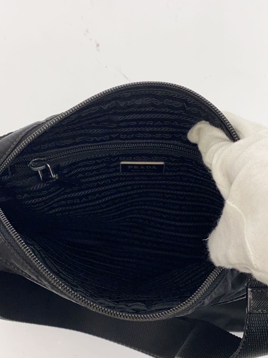PRADANERO TESSUTO Shoulder Bag Nylon BLK Solid VA0251 6