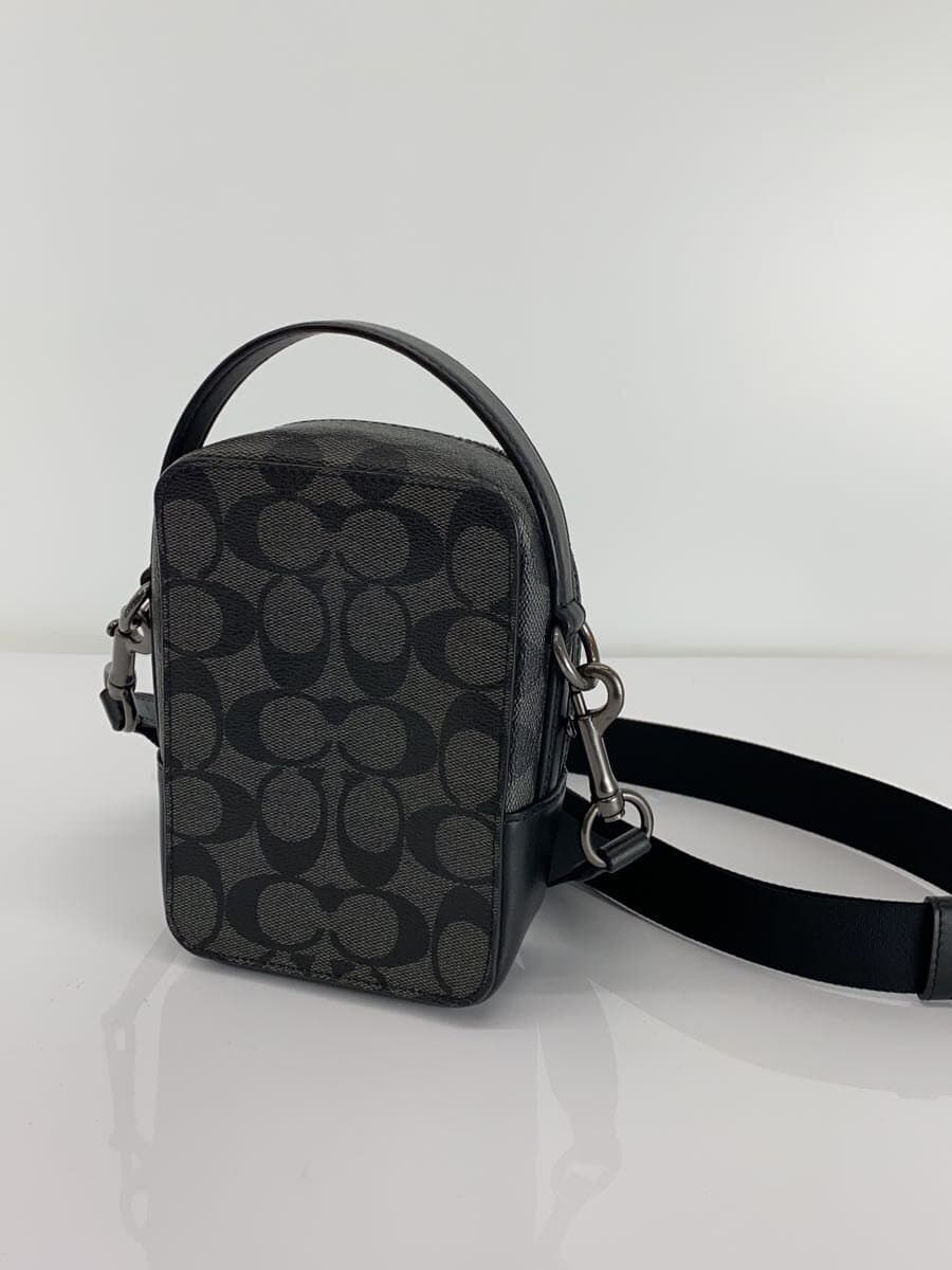 COACH Shoulder Bag PVC GRY All Over Pattern C3146 2