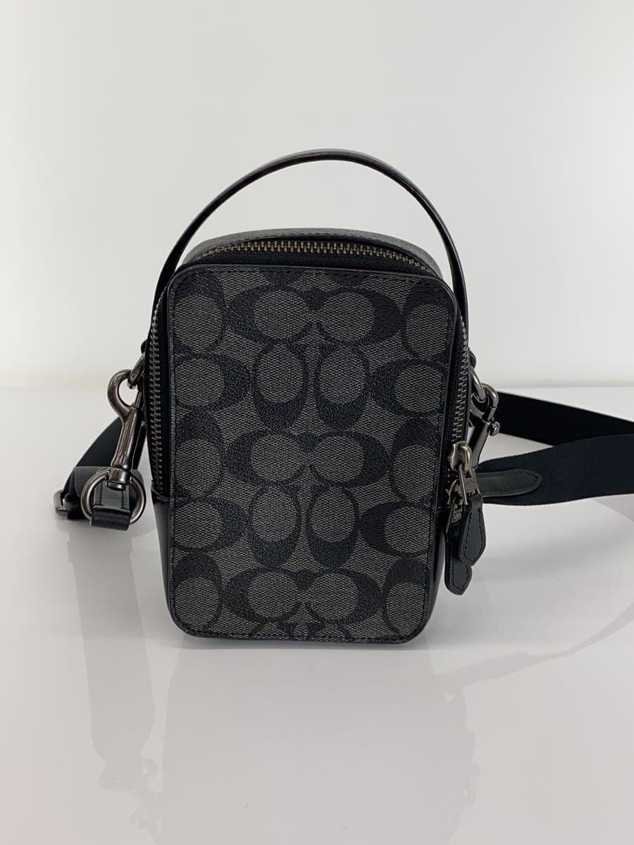 COACH Shoulder Bag PVC GRY All Over Pattern C3146 3