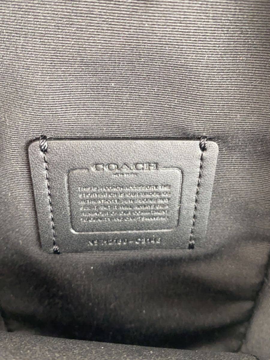 COACH Shoulder Bag PVC GRY All Over Pattern C3146 5