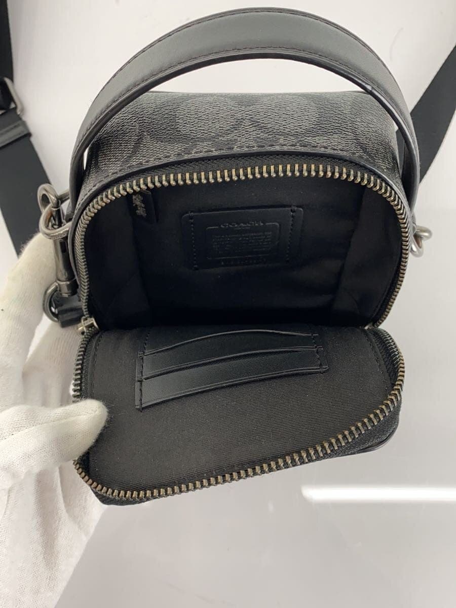 COACH Shoulder Bag PVC GRY All Over Pattern C3146 6