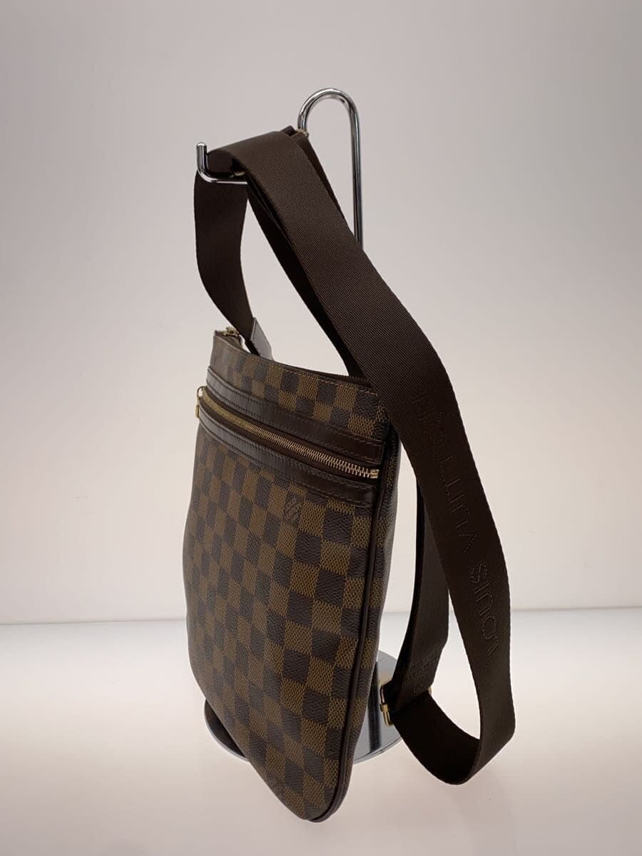 LOUIS VUITTON Pochette Bosphore Damier Ebene PVC BRW N51111 2