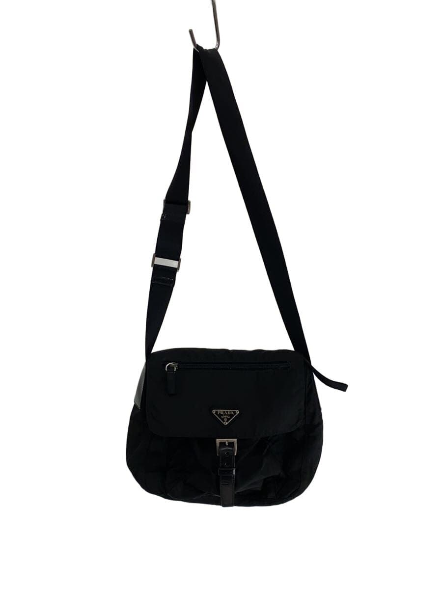 PRADA shoulder bag nylon black B8994