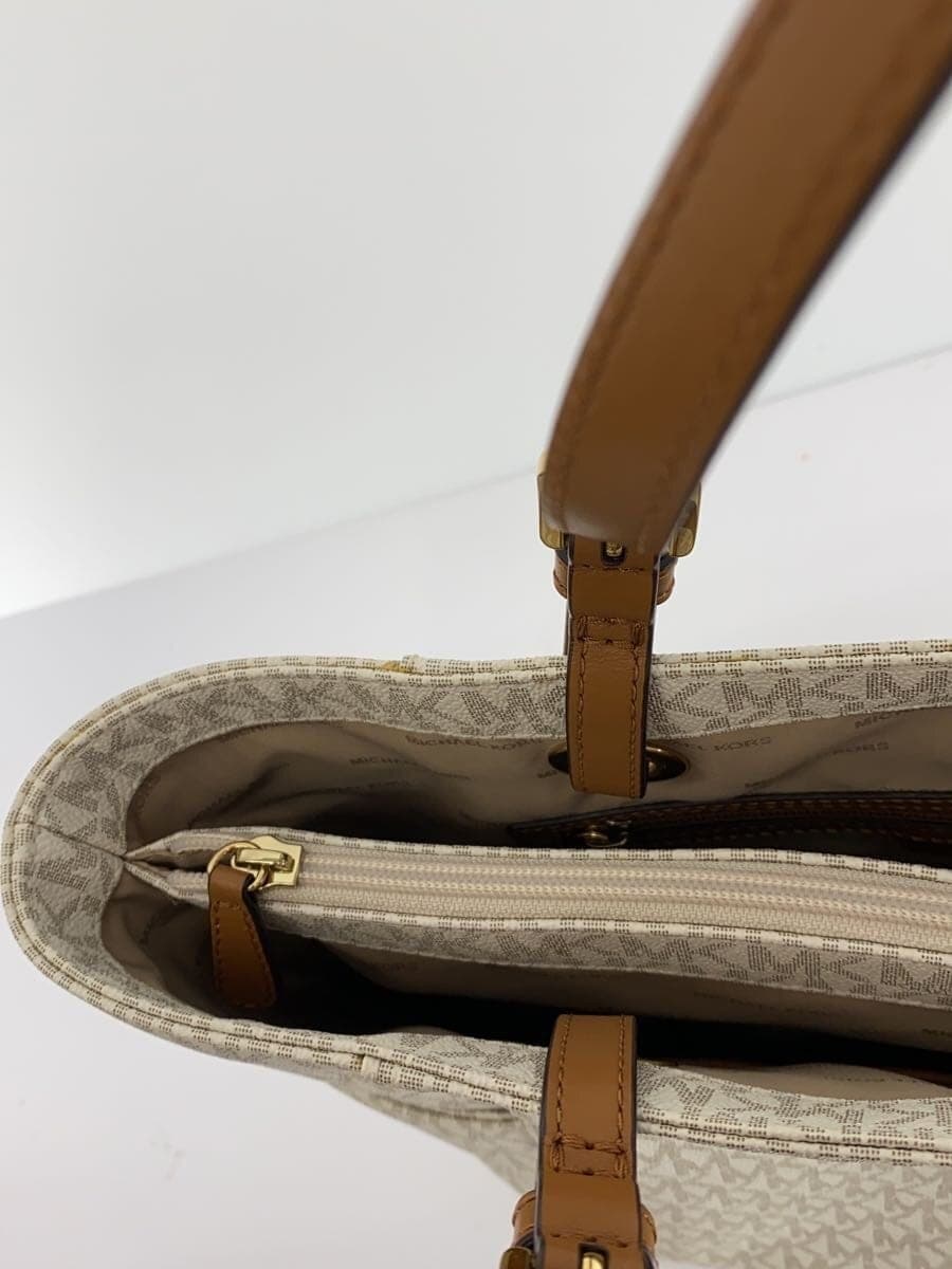 MICHAEL KORS tote bag PVC WHT all-over pattern 30H6GTTT3V 6