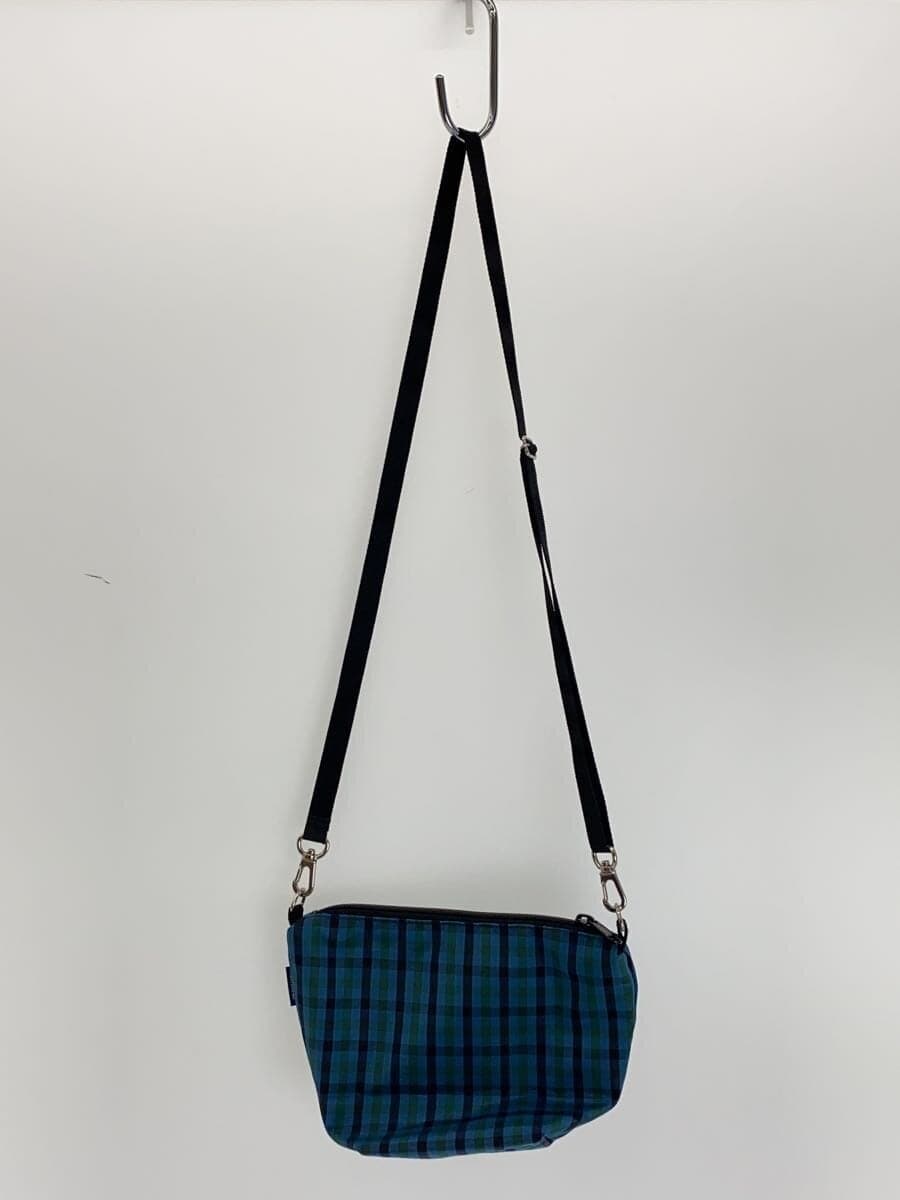 Familiar shoulder bag Nylon Blue Check 780556 3