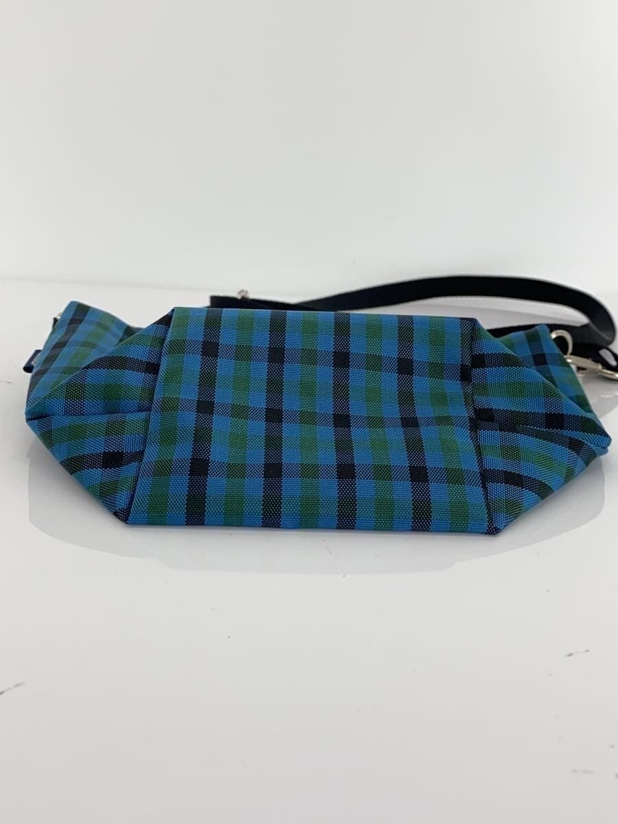 Familiar shoulder bag Nylon Blue Check 780556 4