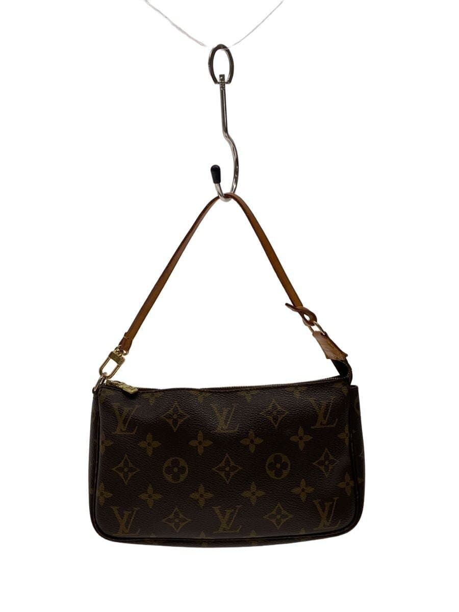 LOUIS VUITTON1)Pochette Accessoires_Monogram Canvas PVC BRW