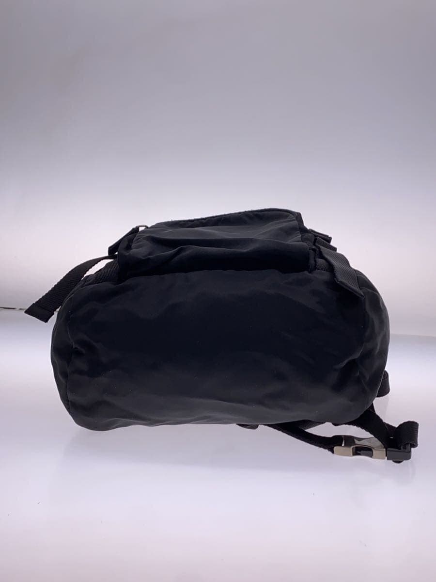 PRADA backpack nylon black V140 slight dirt metal tarnish 4