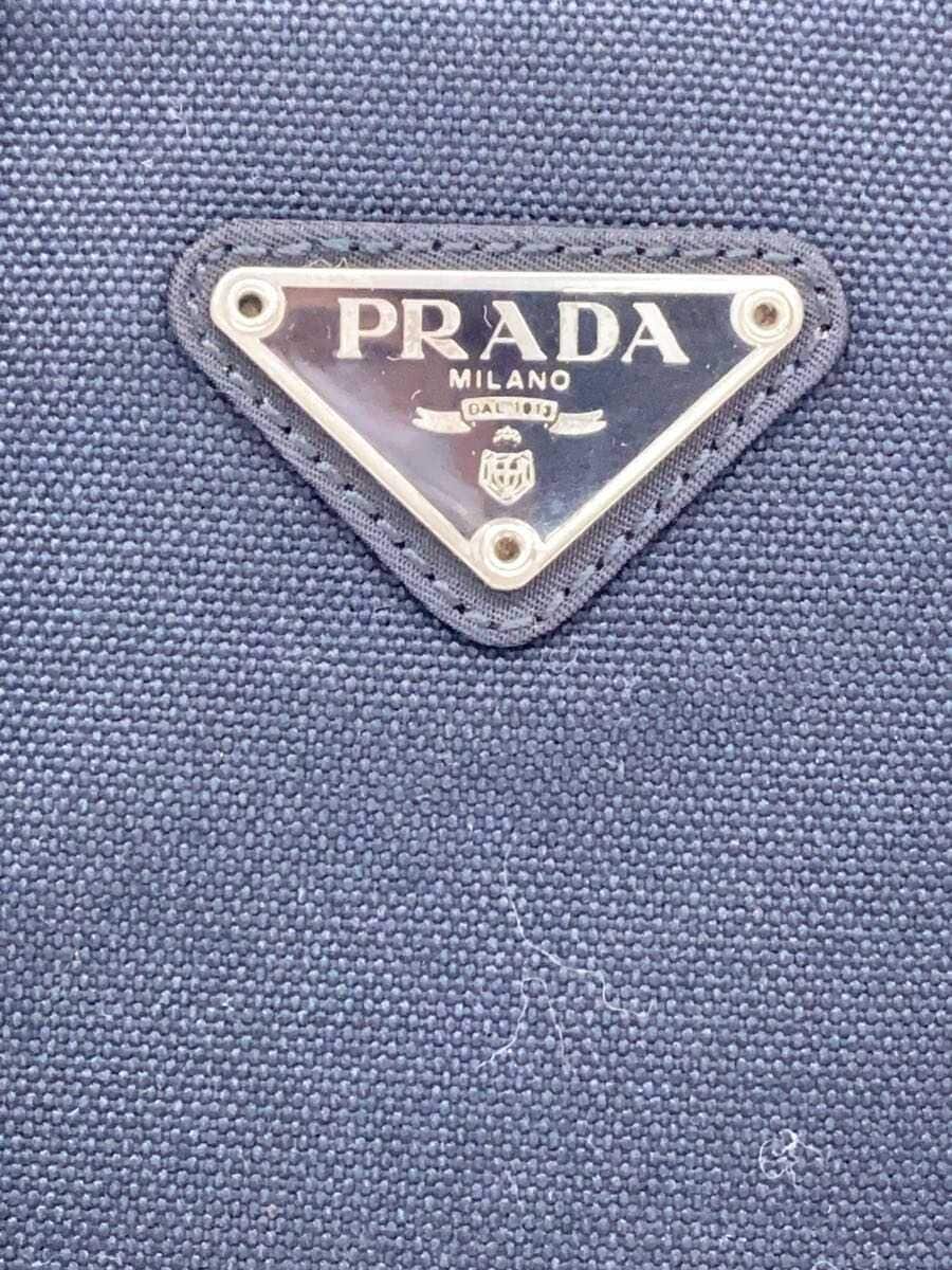 PRADA backpack nylon black V140 slight dirt metal tarnish 5