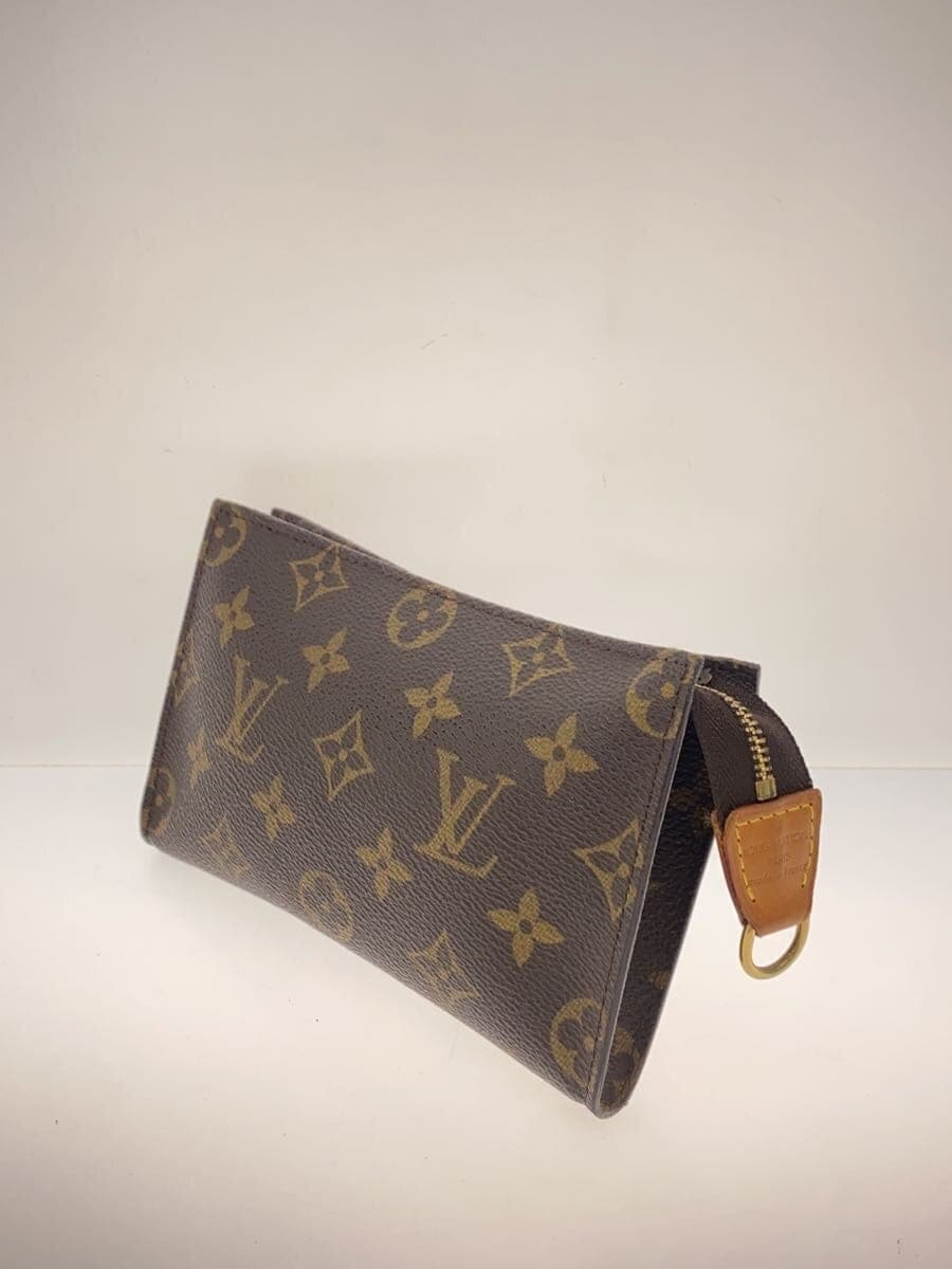 LOUIS VUITTON Pouch Toilet 15 Monogram Canvas PVC BRW M47546 2