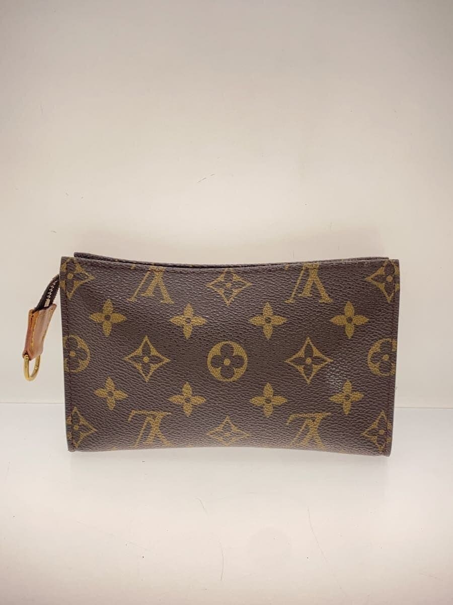 LOUIS VUITTON Pouch Toilet 15 Monogram Canvas PVC BRW M47546 3