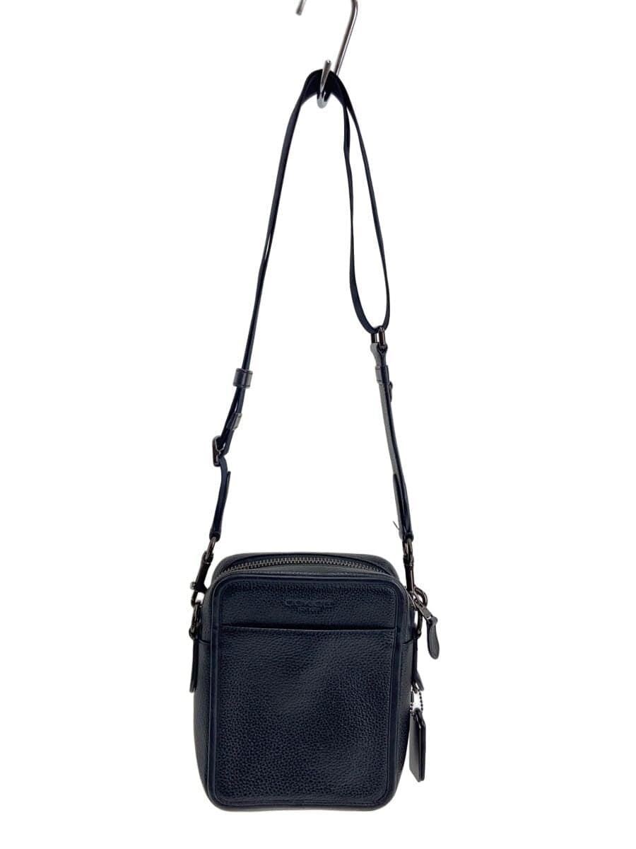 COACH Shoulder Bag Leather BLK Solid CP178