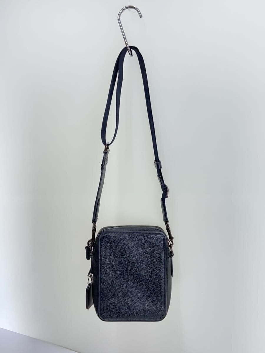 COACH Shoulder Bag Leather BLK Solid CP178 3