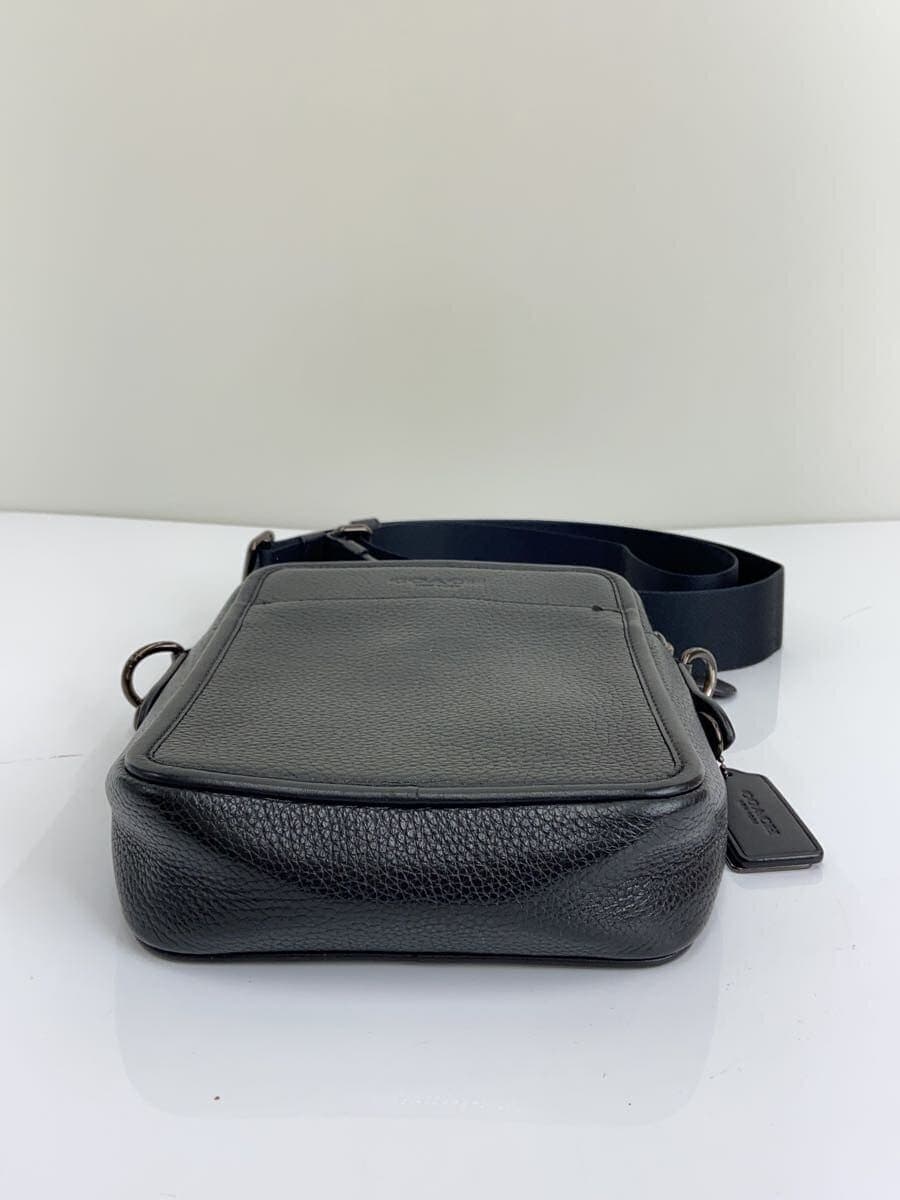 COACH Shoulder Bag Leather BLK Solid CP178 4