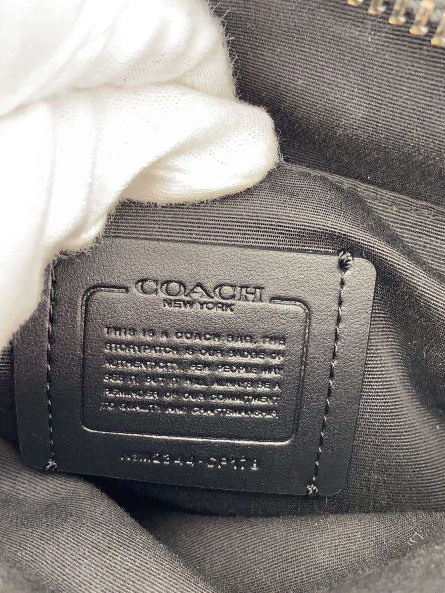 COACH Shoulder Bag Leather BLK Solid CP178 5