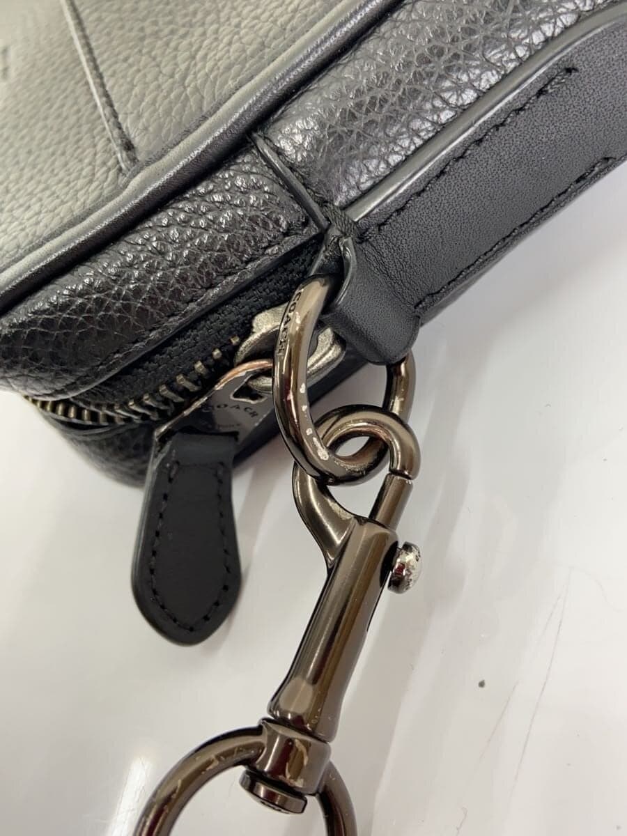 COACH Shoulder Bag Leather BLK Solid CP178 7