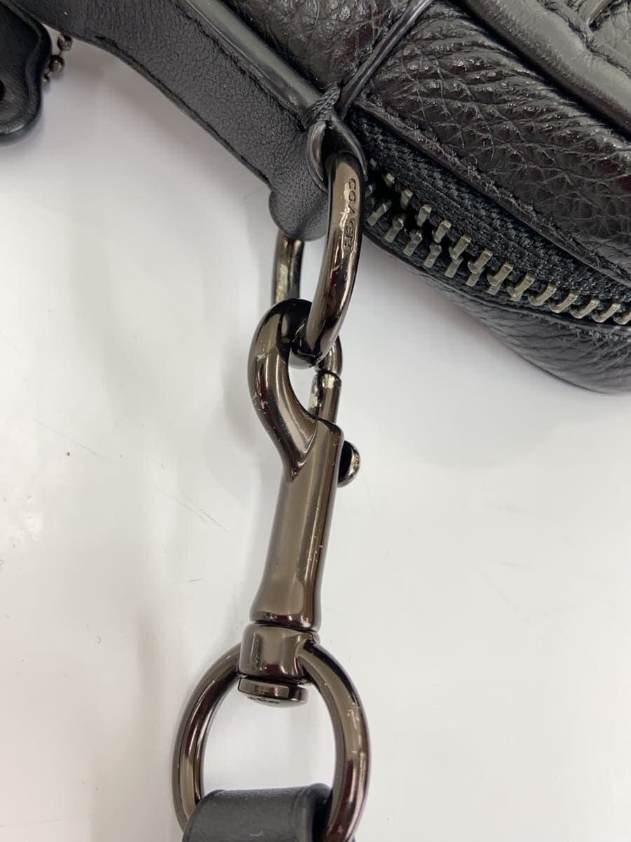 COACH Shoulder Bag Leather BLK Solid CP178 8