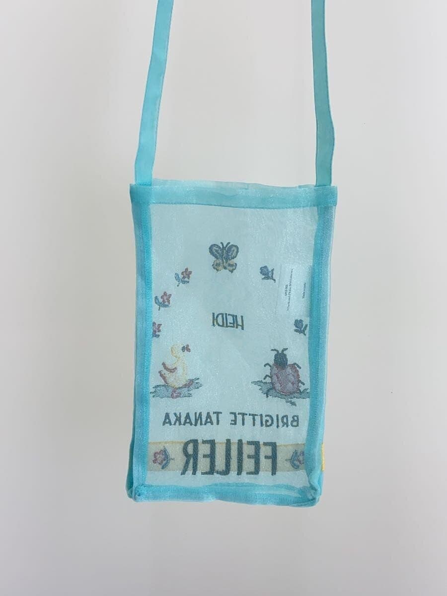 FEILER Shoulder Bag Polyester BLU All Over Pattern 3