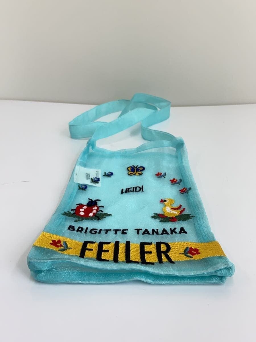 FEILER Shoulder Bag Polyester BLU All Over Pattern 4