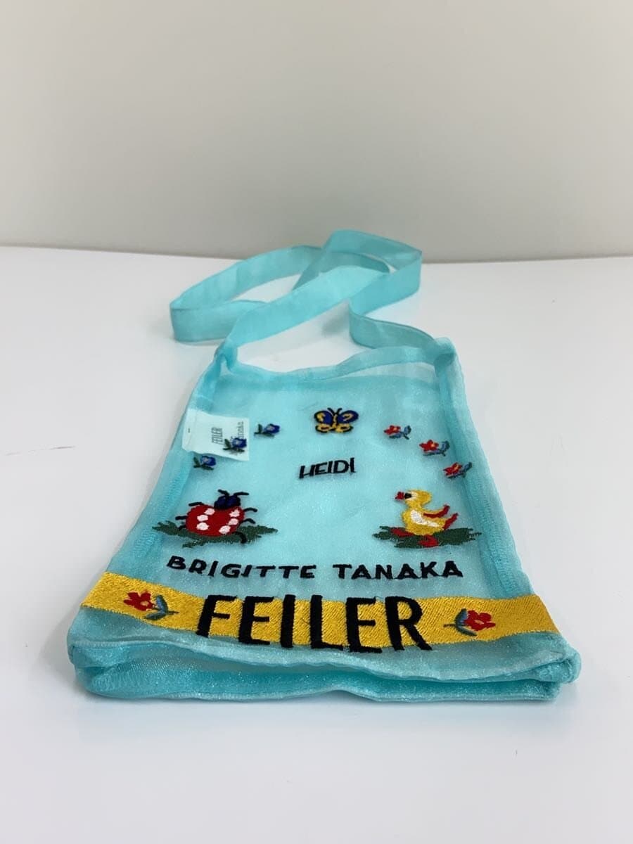 FEILER Shoulder Bag Polyester BLU All Over Pattern 4