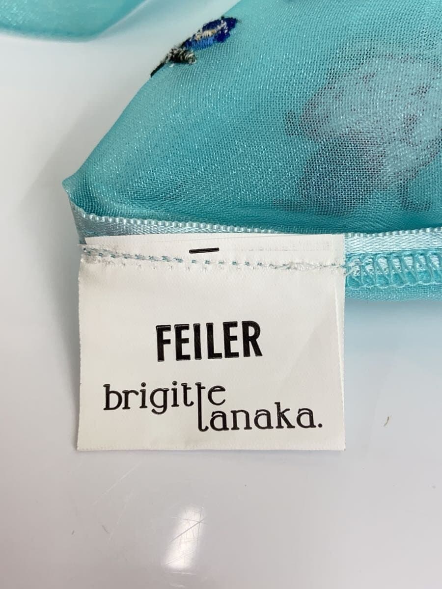 FEILER Shoulder Bag Polyester BLU All Over Pattern 5