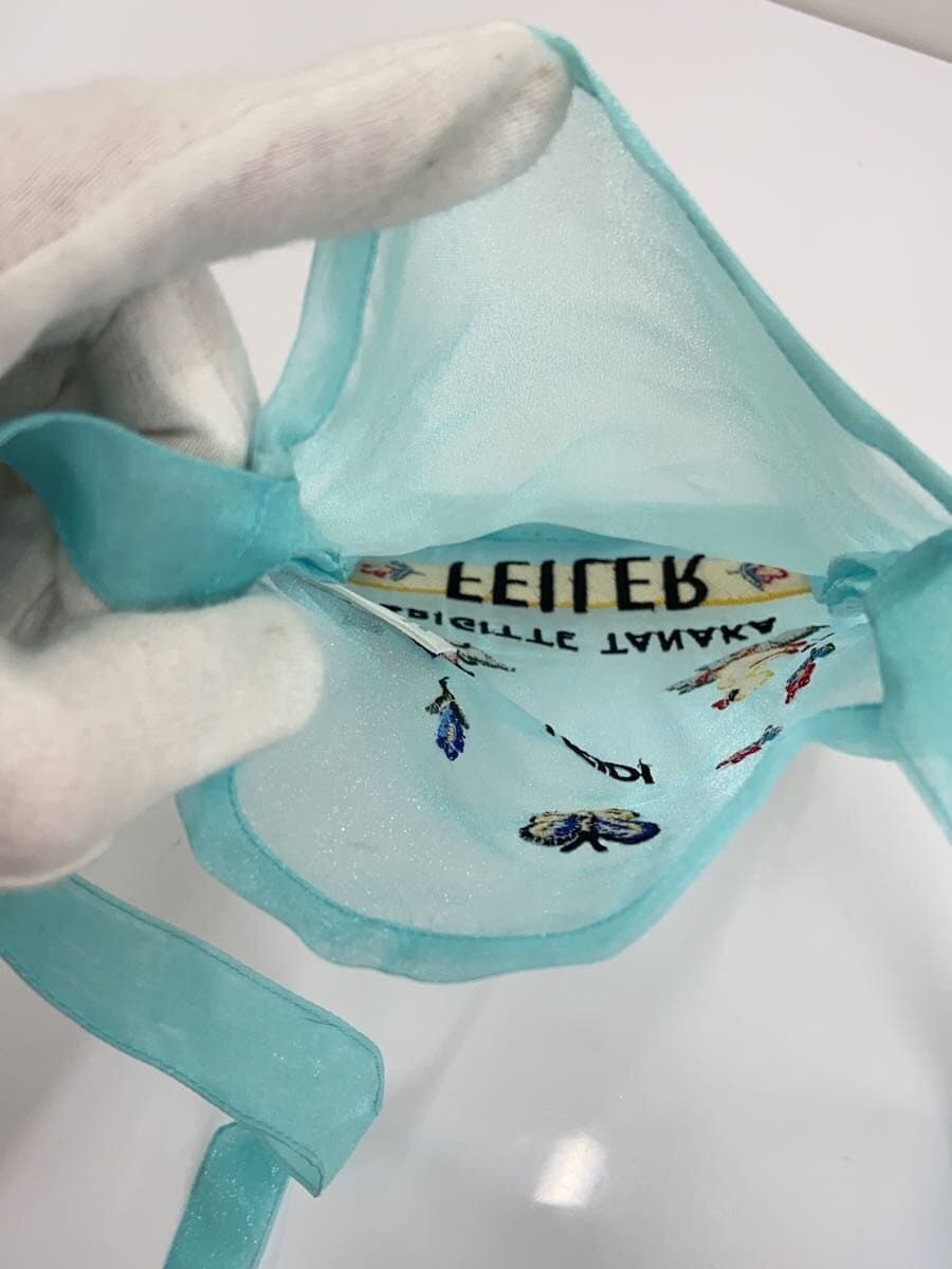 FEILER Shoulder Bag Polyester BLU All Over Pattern 6