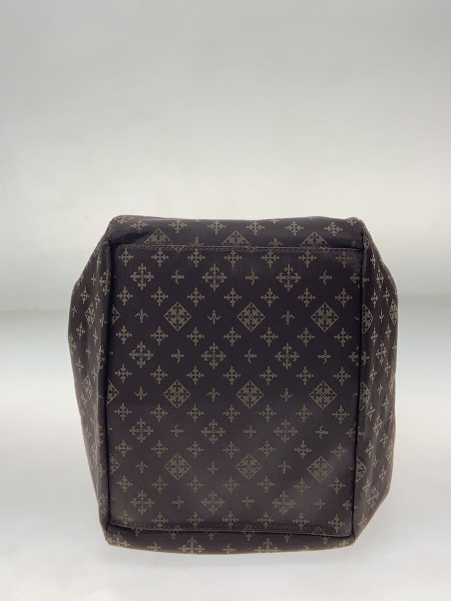 russet Handbag Polyester BRW All Over Pattern 4