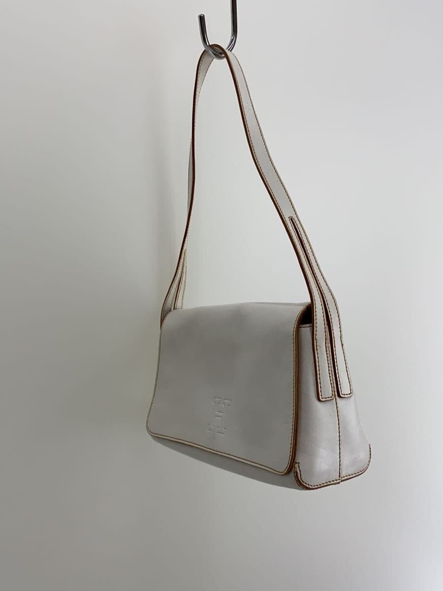 HIROFU Shoulder Bag Leather WHT 2