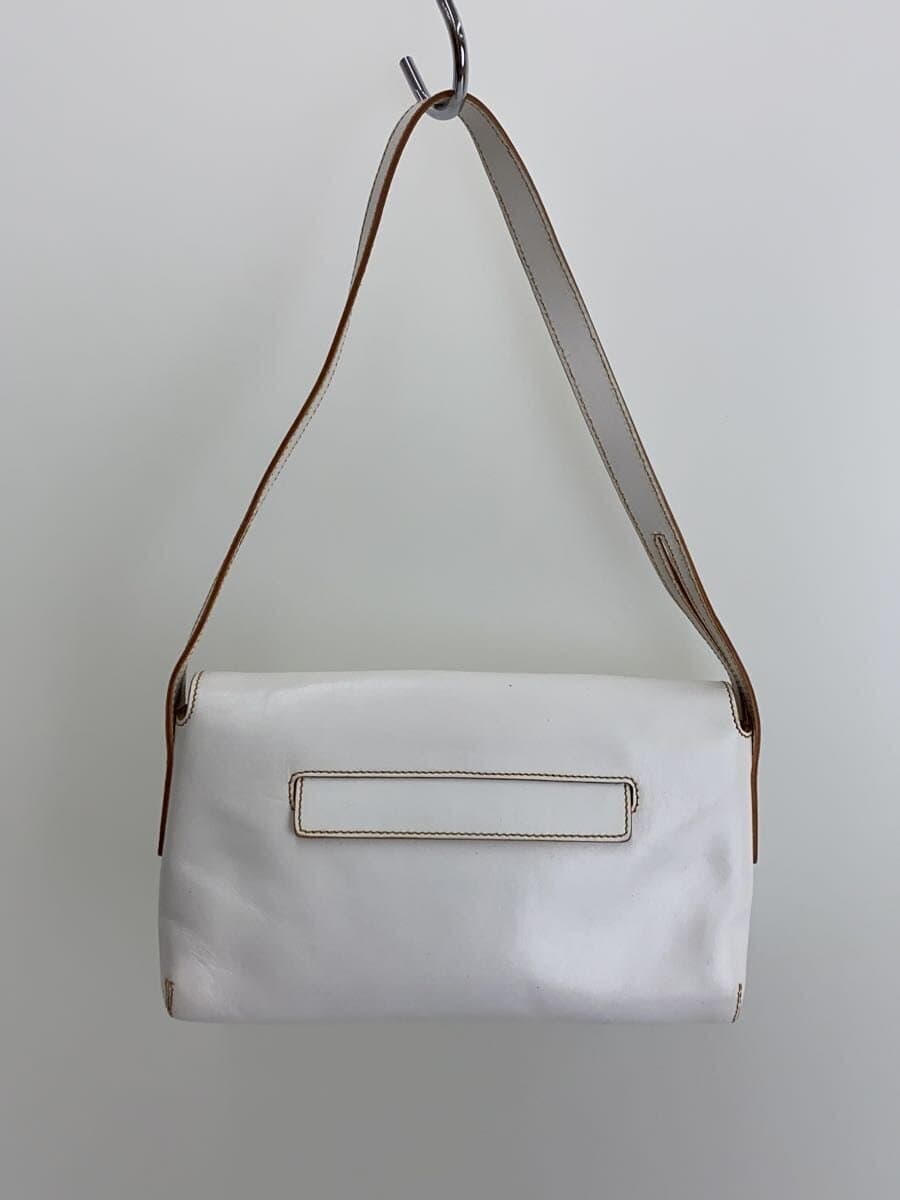HIROFU Shoulder Bag Leather WHT 3