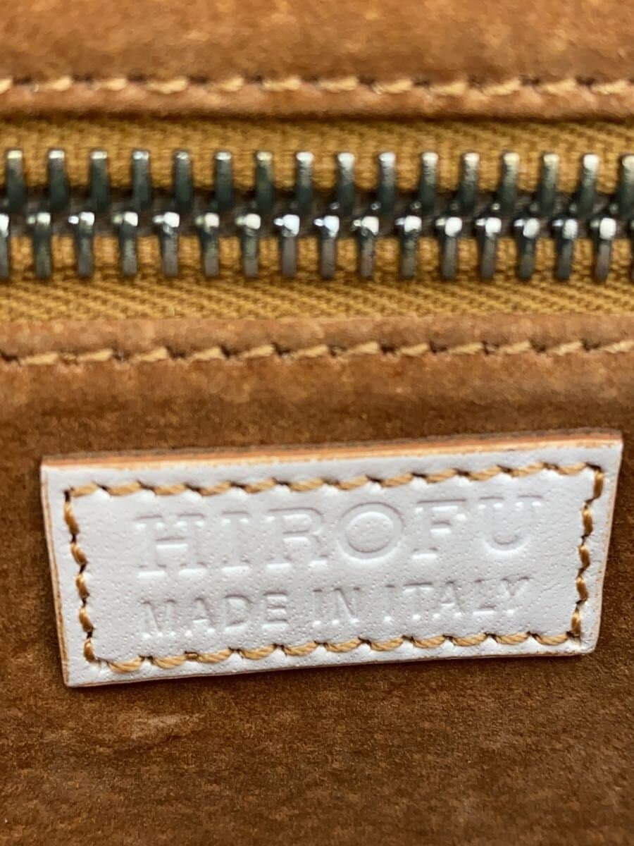 HIROFU Shoulder Bag Leather WHT 5