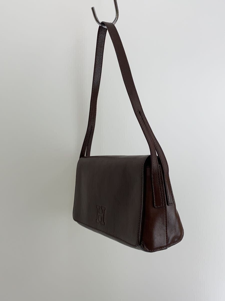 HIROFU Shoulder Bag Leather BRW Solid 2