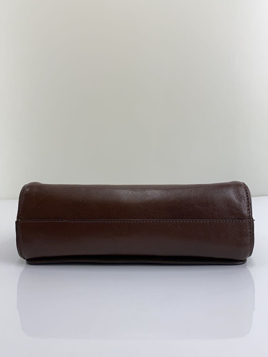 HIROFU Shoulder Bag Leather BRW Solid 4