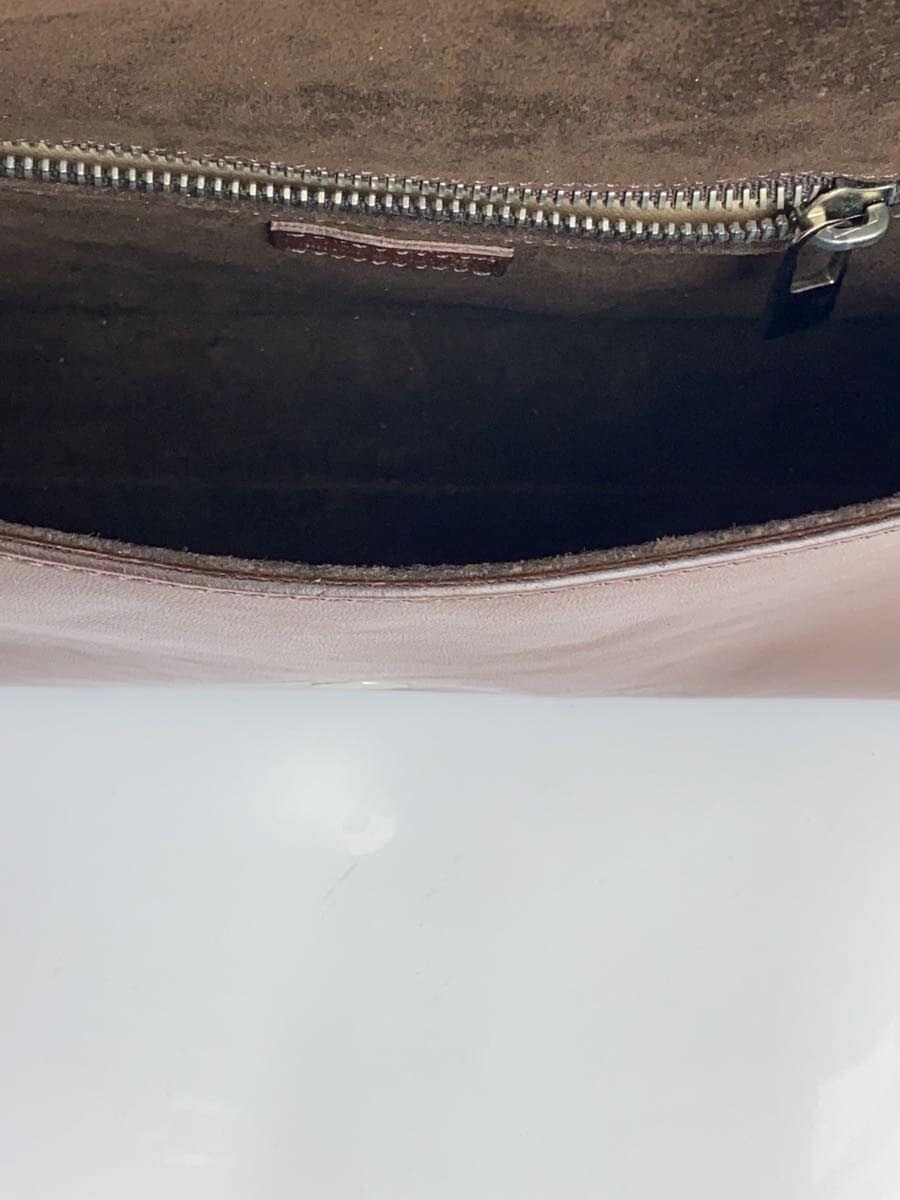 HIROFU Shoulder Bag Leather BRW Solid 6