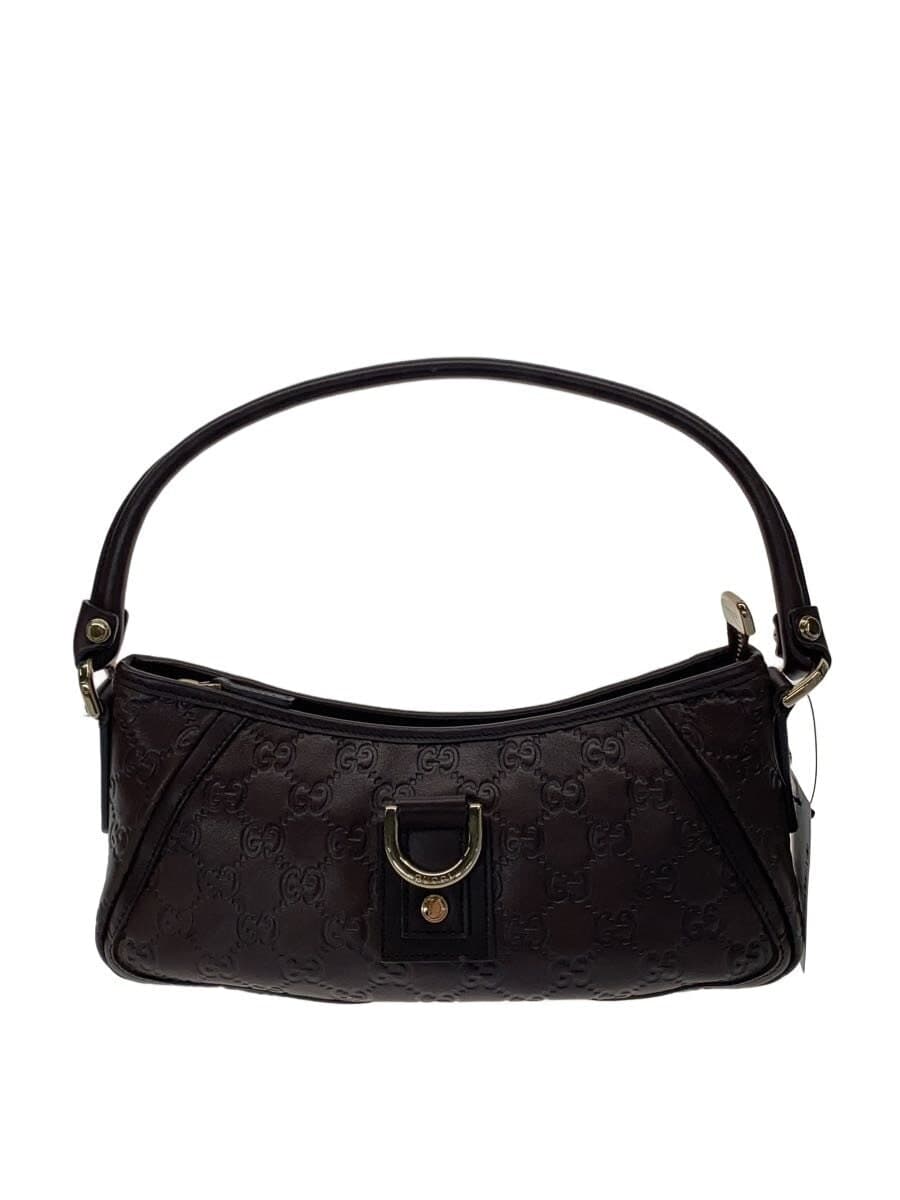 GUCCI shoulder bag leather burgundy all-over pattern 130939