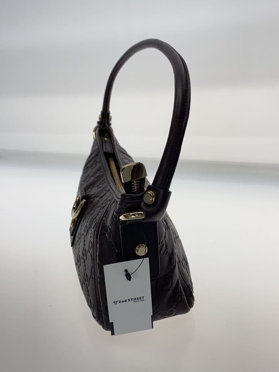 GUCCI shoulder bag leather burgundy all-over pattern 130939 2