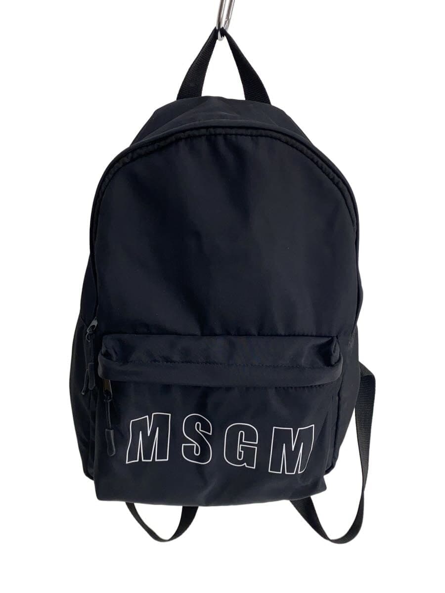 MSGM Backpack Nylon BLK 3041MDZ33
