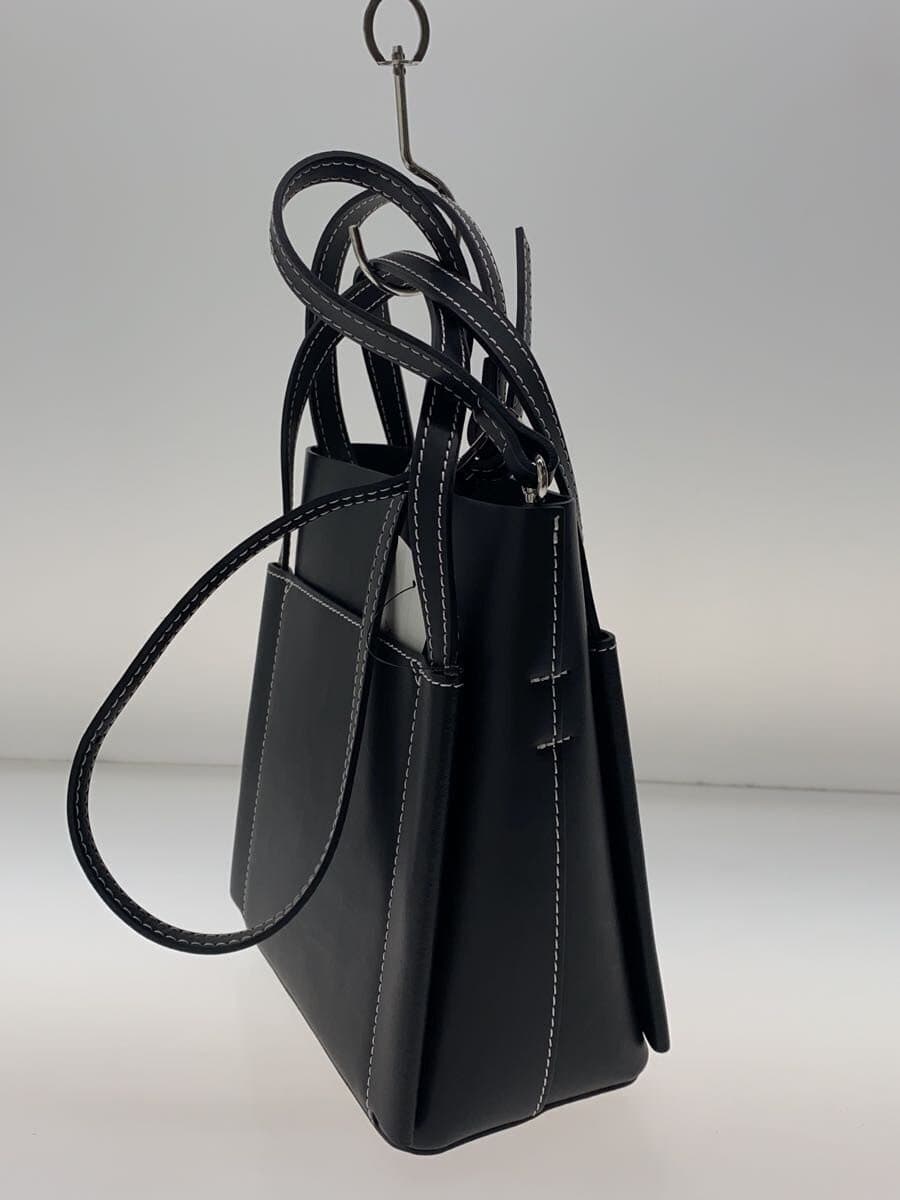 MARCO BIANCHINI Handbag Leather BLK Solid 2