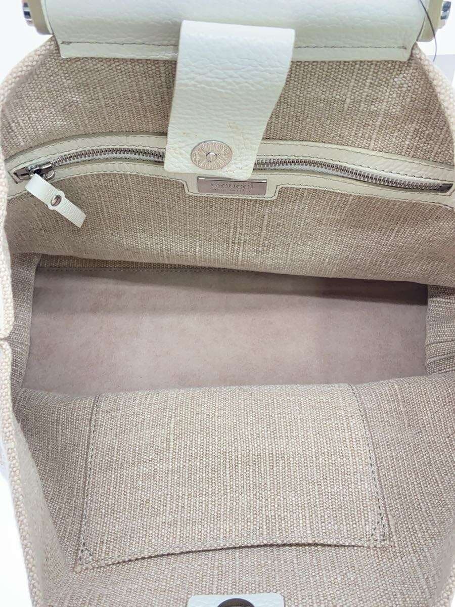 IACUCCI Sorbet M Linen Tote Tote Bag Linen BEG Plain 6