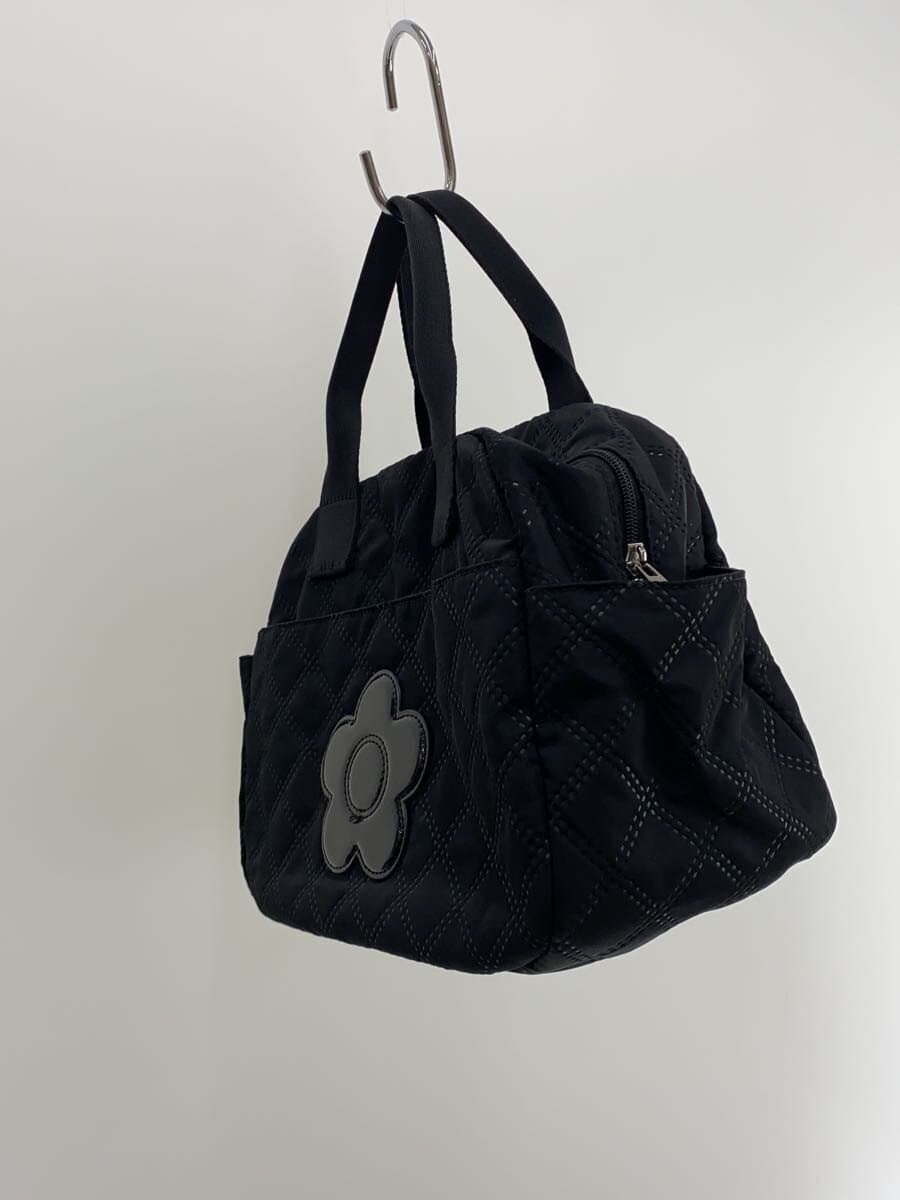 MARY QUANT Handbag Nylon BLK All Over Pattern 2