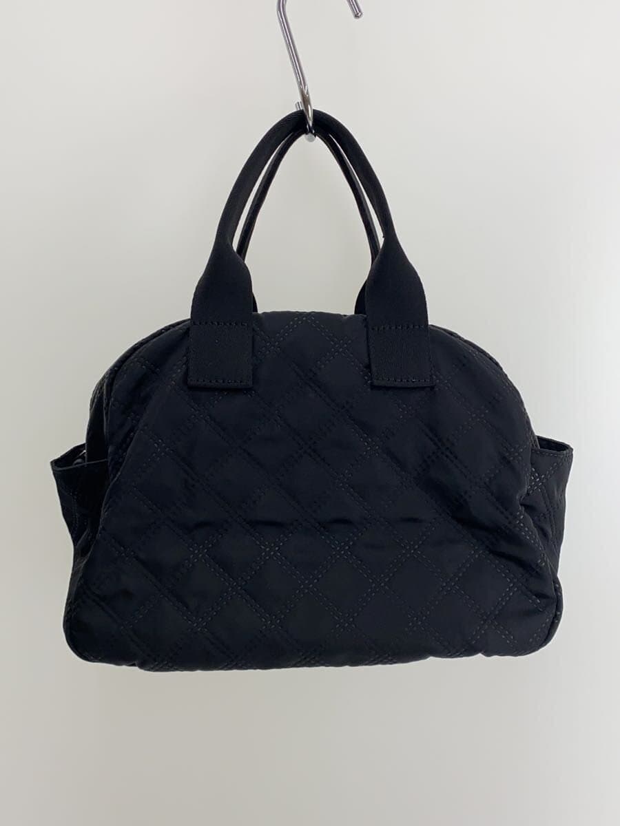 MARY QUANT Handbag Nylon BLK All Over Pattern 3